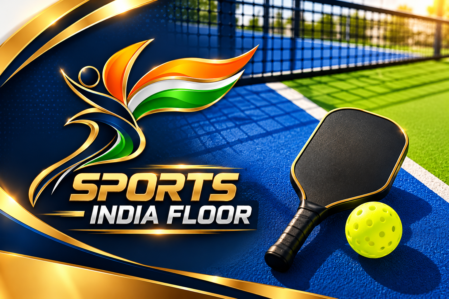 Pickleball courts and modern sports playing surfaces
